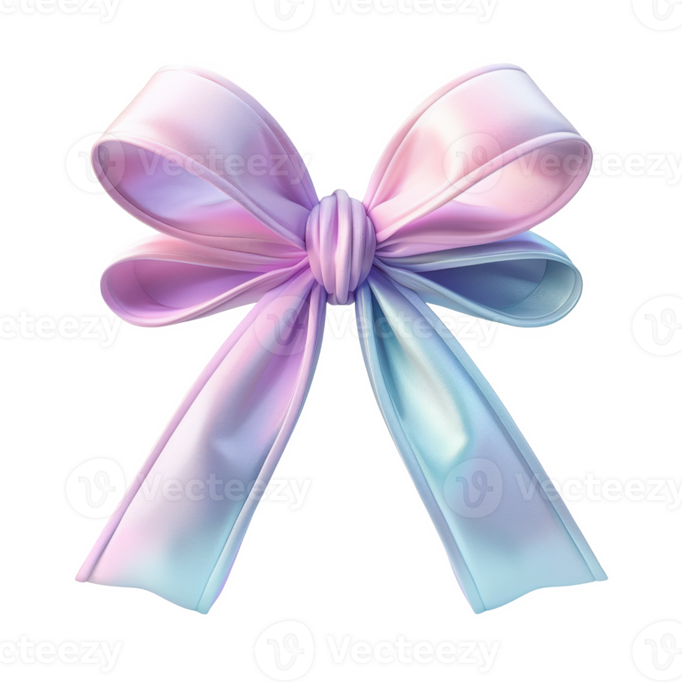 Frosted pastel Easter ribbon icon with soft colors for holiday decoration ideas png