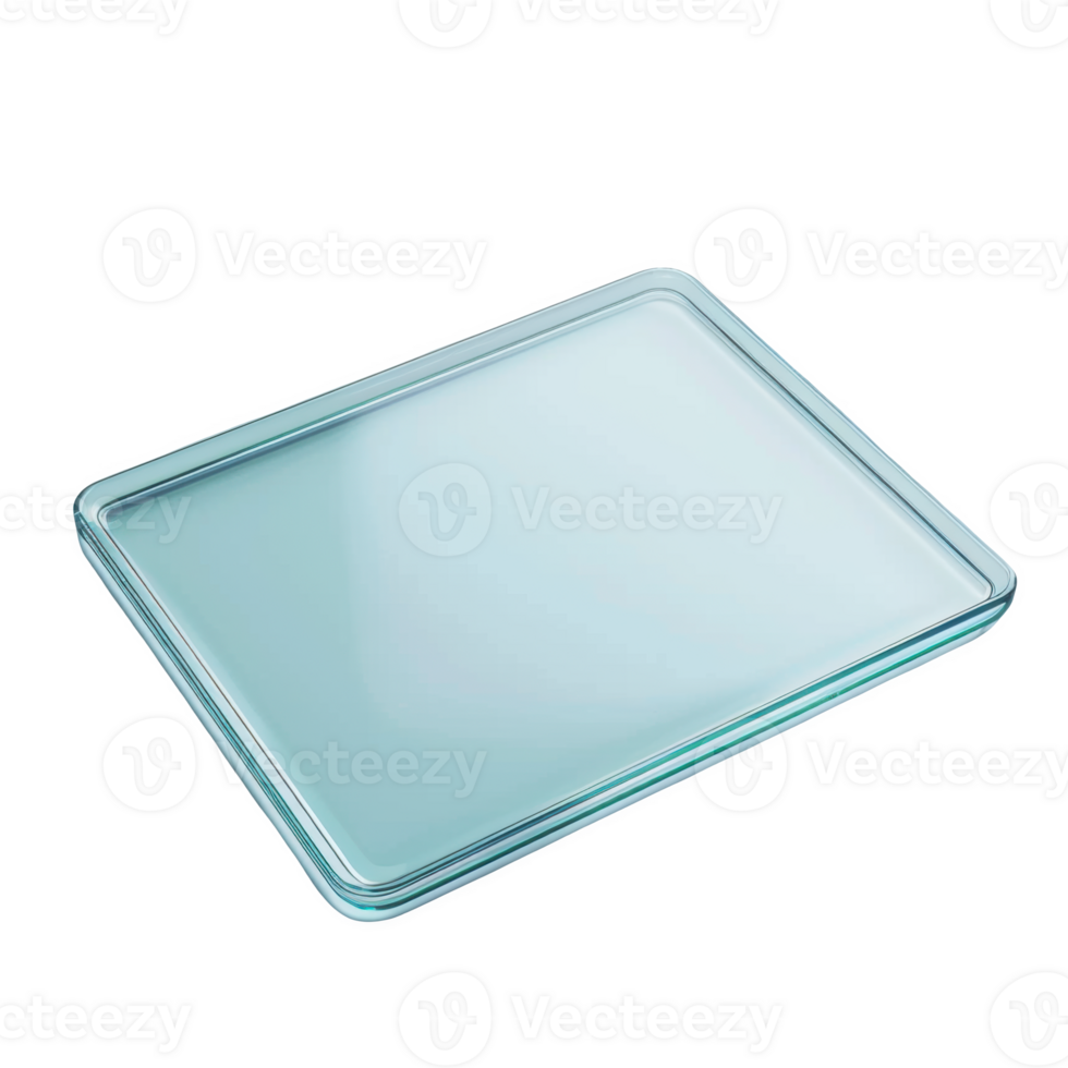 Frosted glass sheet in rectangular shape, perfect for crafting and home decor projects png
