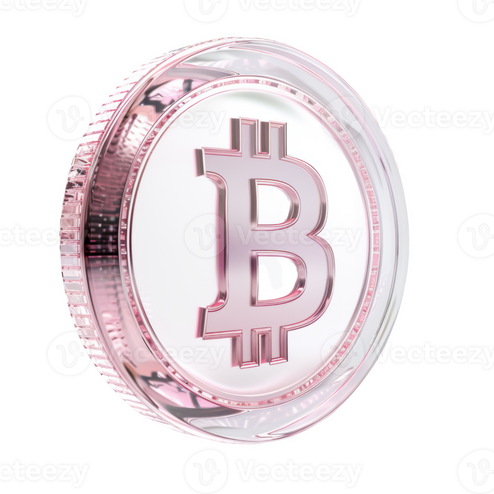 A frosted glass coin representing digital currency in a modern setting png