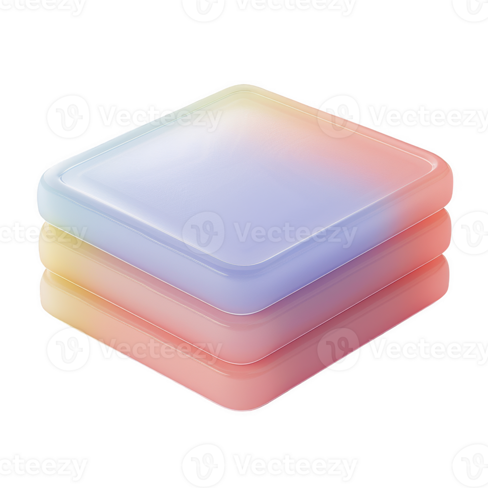 Soft and comfortable standing frosted pads ideal for versatile indoor use png