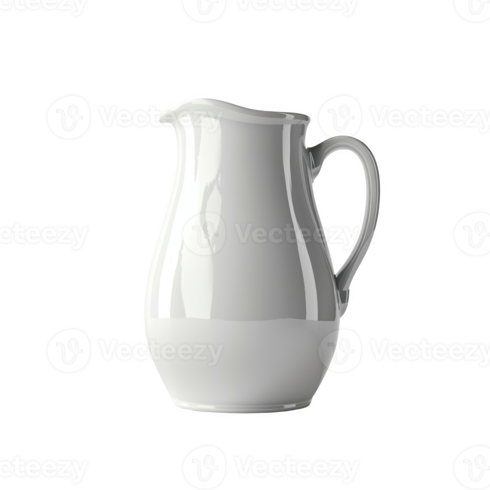 Jug of fresh milk on a frosted surface, highlighting its creamy texture and clarity png