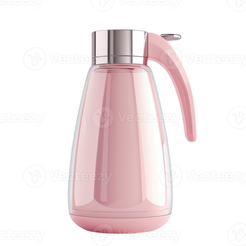 Stylish frost glass dispenser with white accents perfect for home and office use png