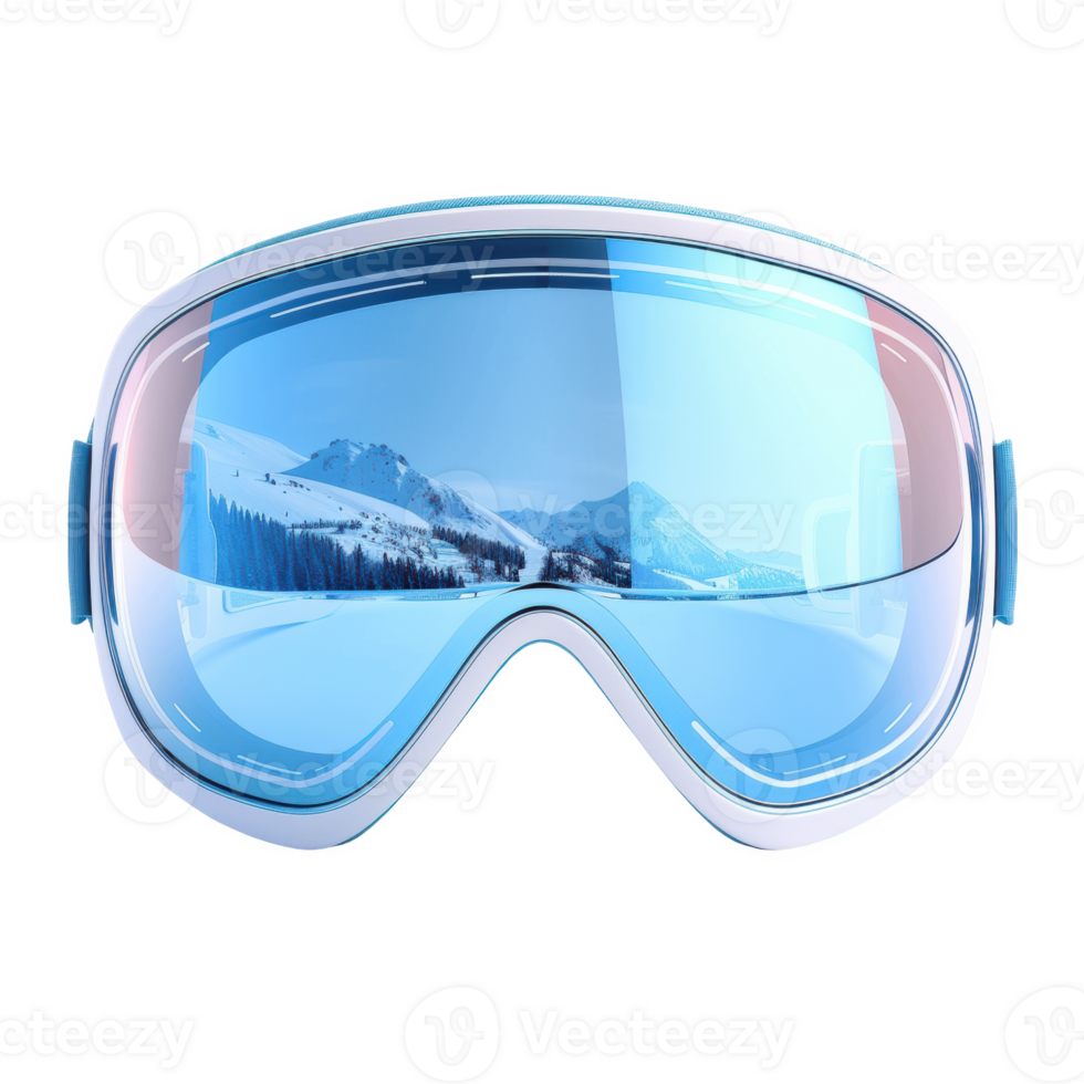 High-performance goggles designed for snowy adventures in alpine environments png