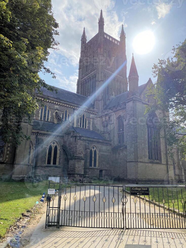 A view of Worcester Cathedral photo