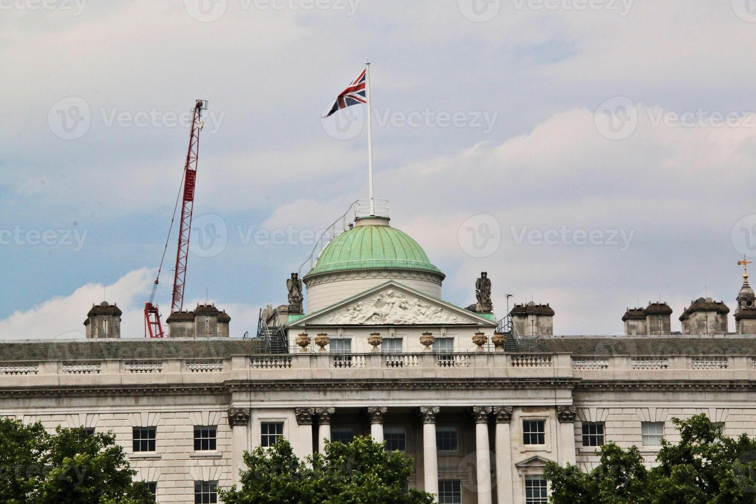 A large building with a clock tower photo