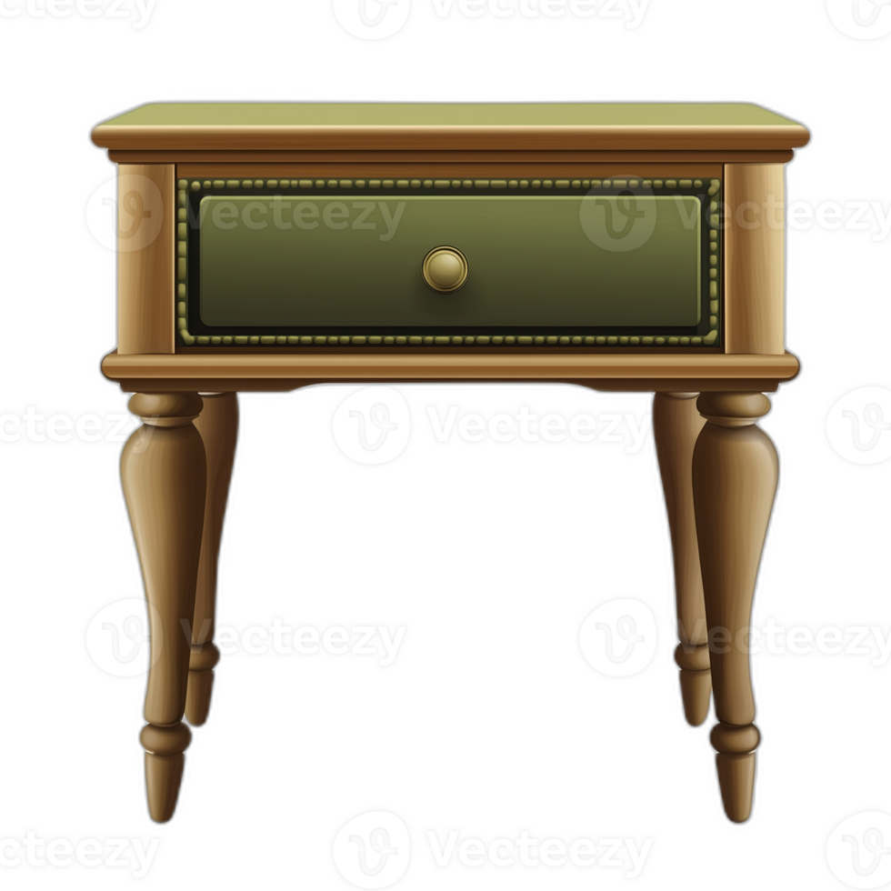 American Traditional Bedside table Furniture piece, Interior Furniture styling png