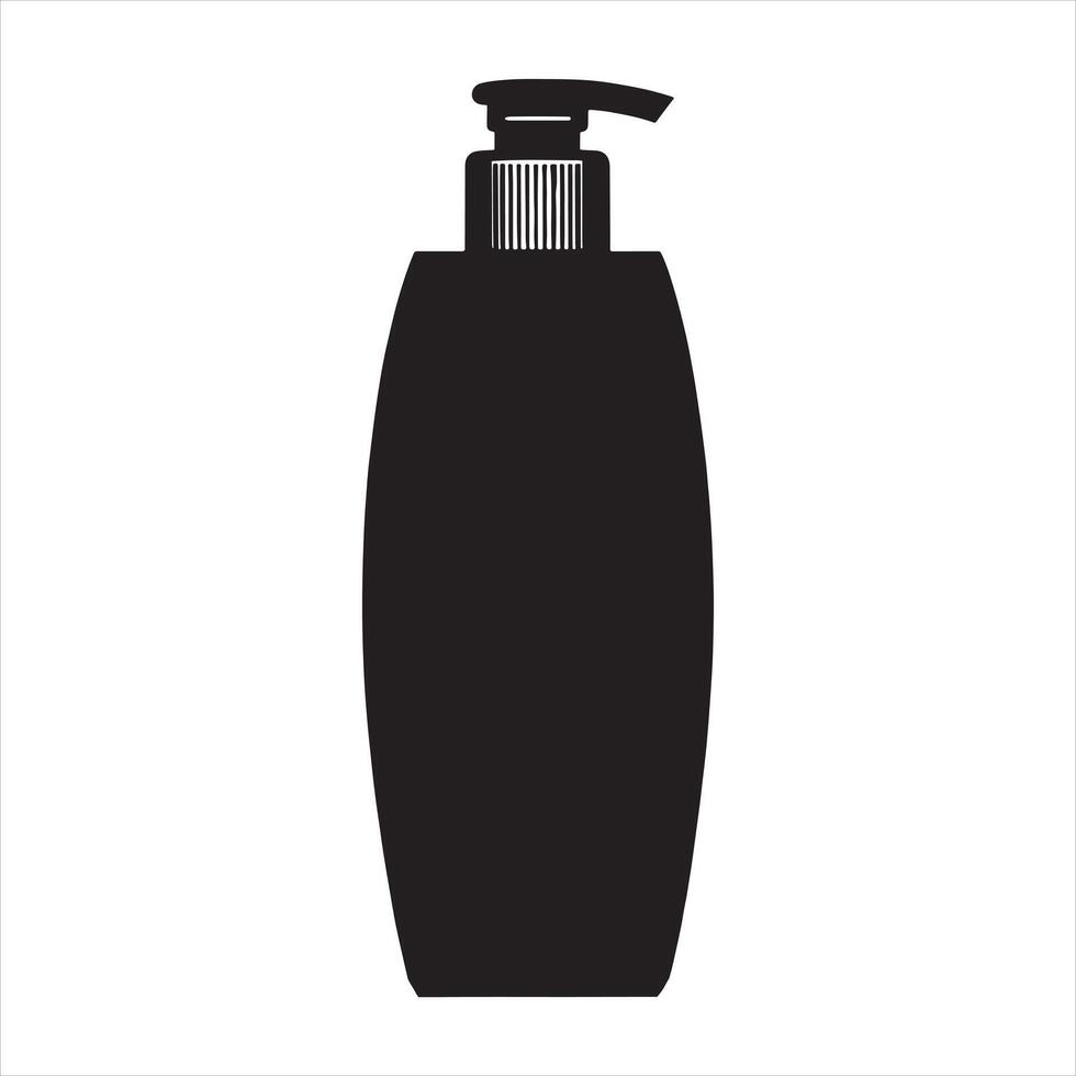 Shampoo Bottle silhouette vector