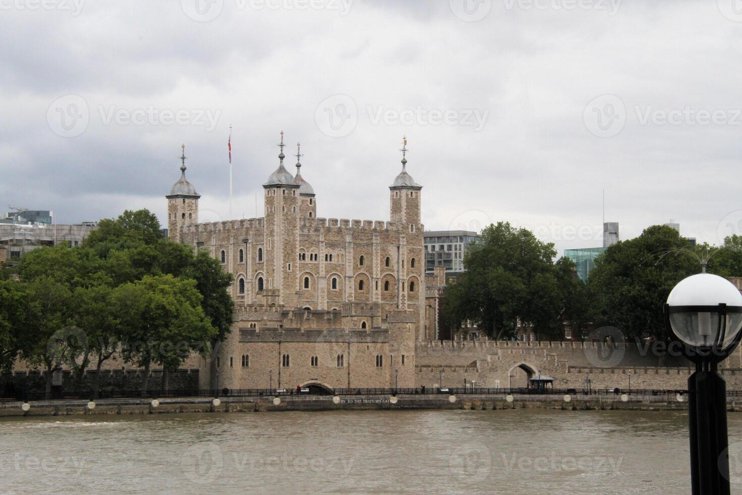 A large building with towers photo