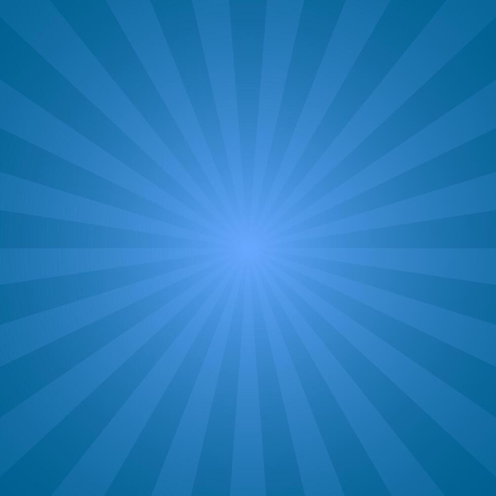 blue square sunburst pattern background vector
