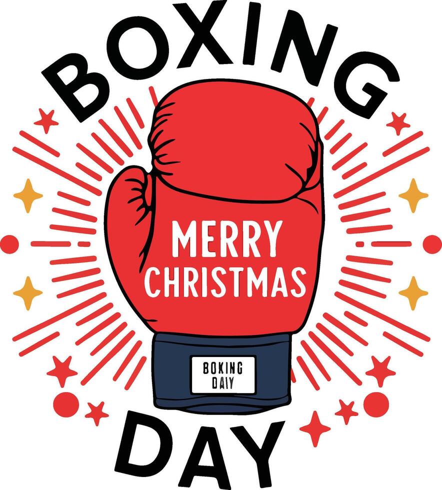 Boxing Day Family Fun vector