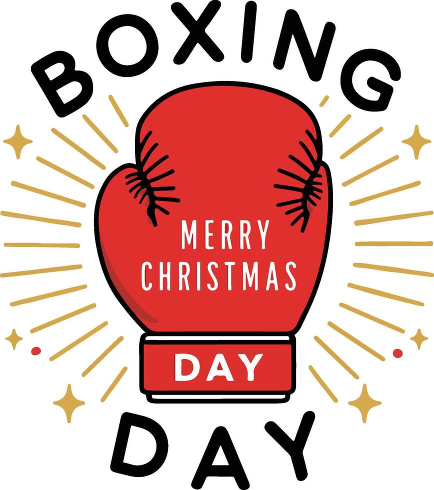 Celebrate Boxing Day Together vector