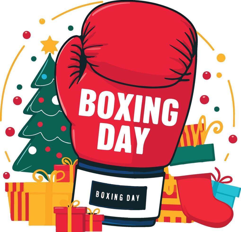 Cozy Boxing Day Vibes vector