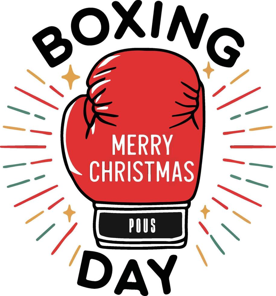 The Spirit of Boxing Day vector
