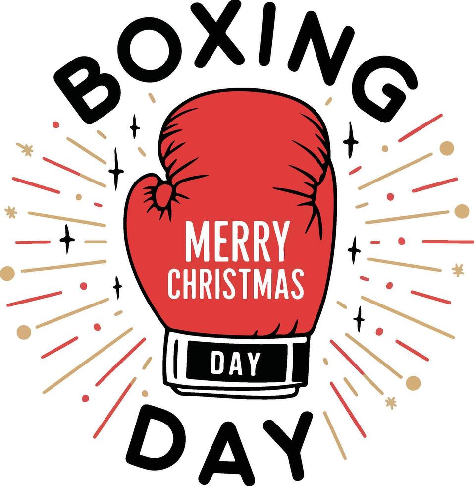 Celebrate Boxing Day in Style vector