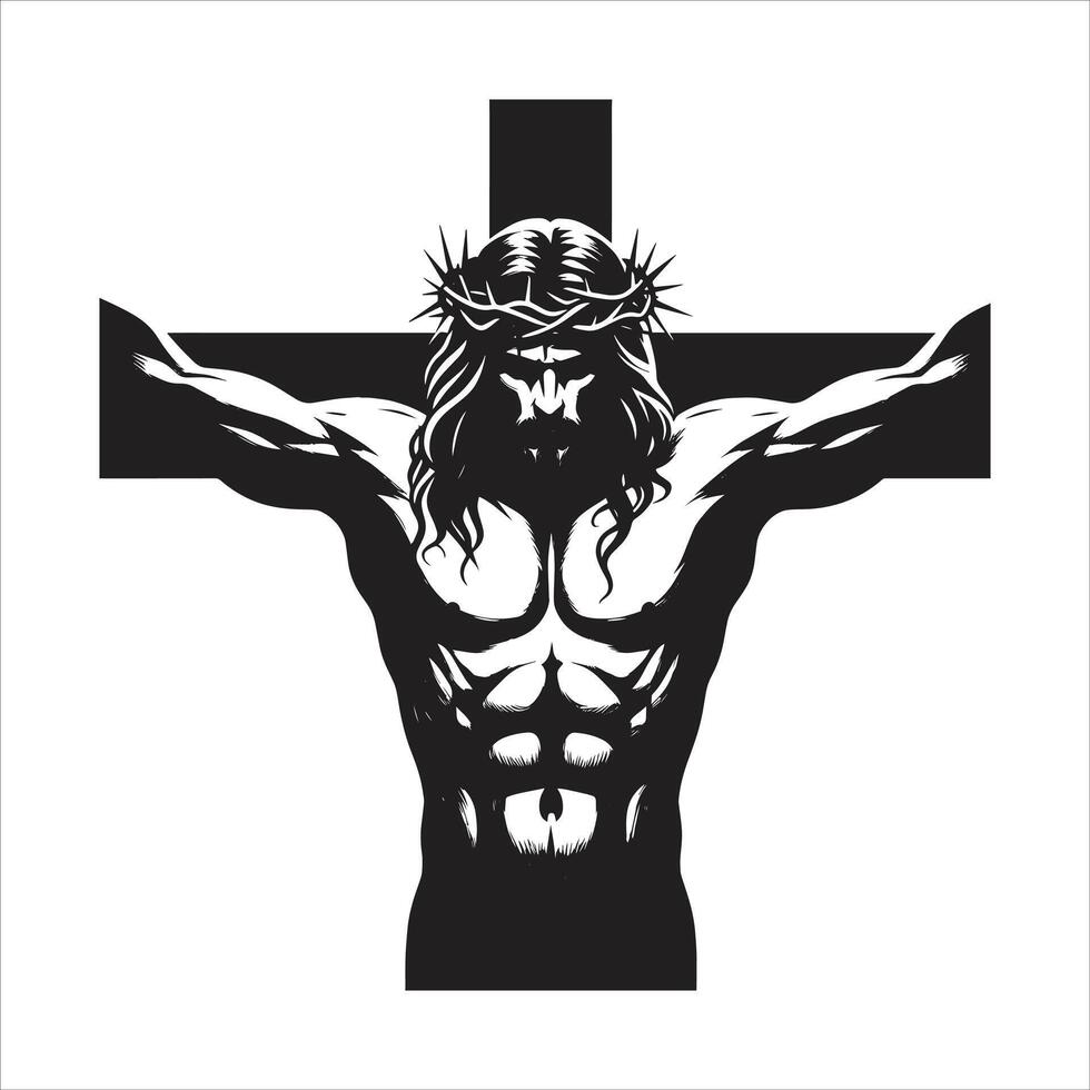 Illustration of Jesus Christ vector