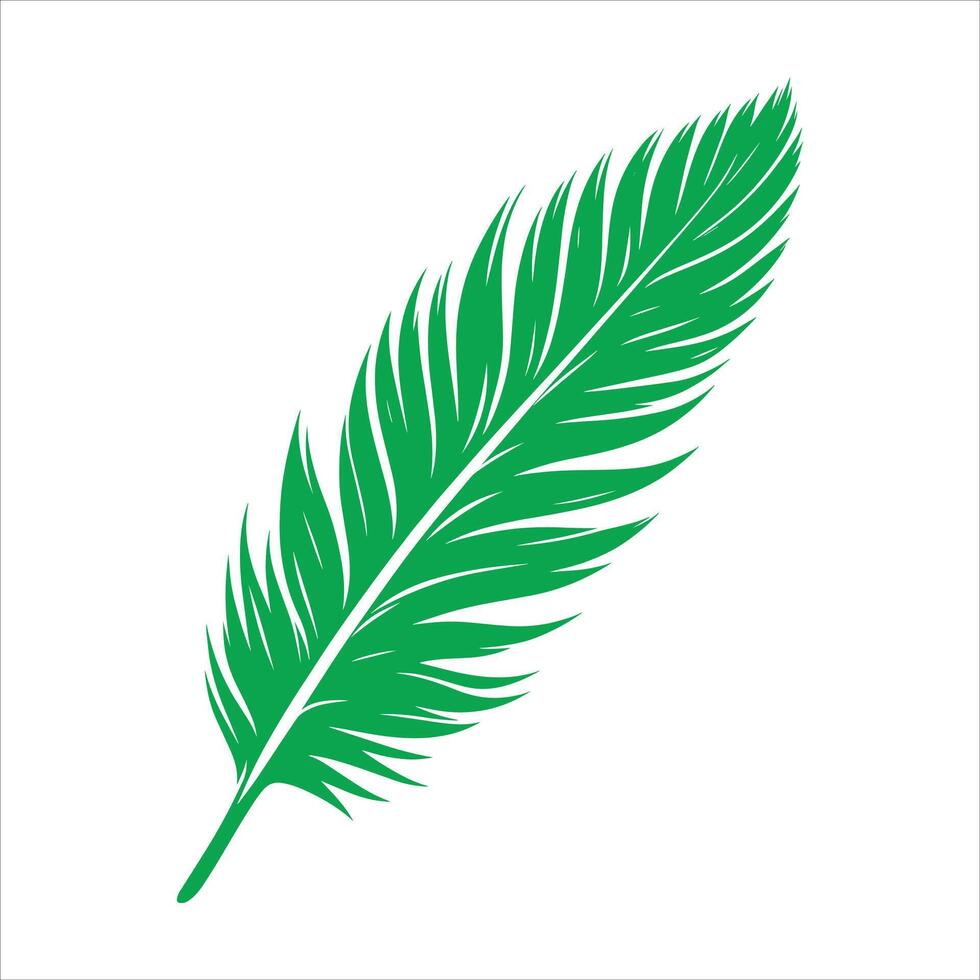 Feather Logo Icons vector