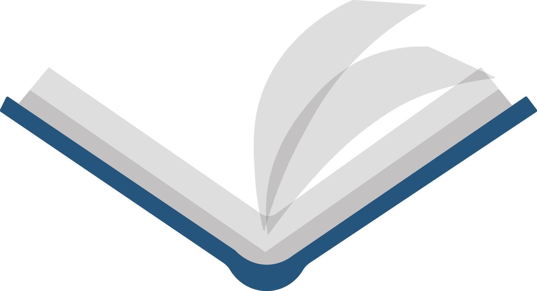 One Book with Open Position vector