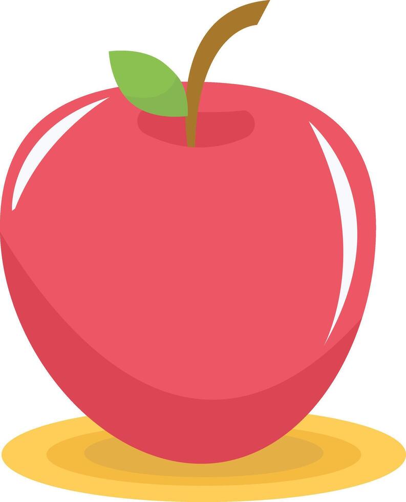 Red Apple Clipart for Nowruz Day vector
