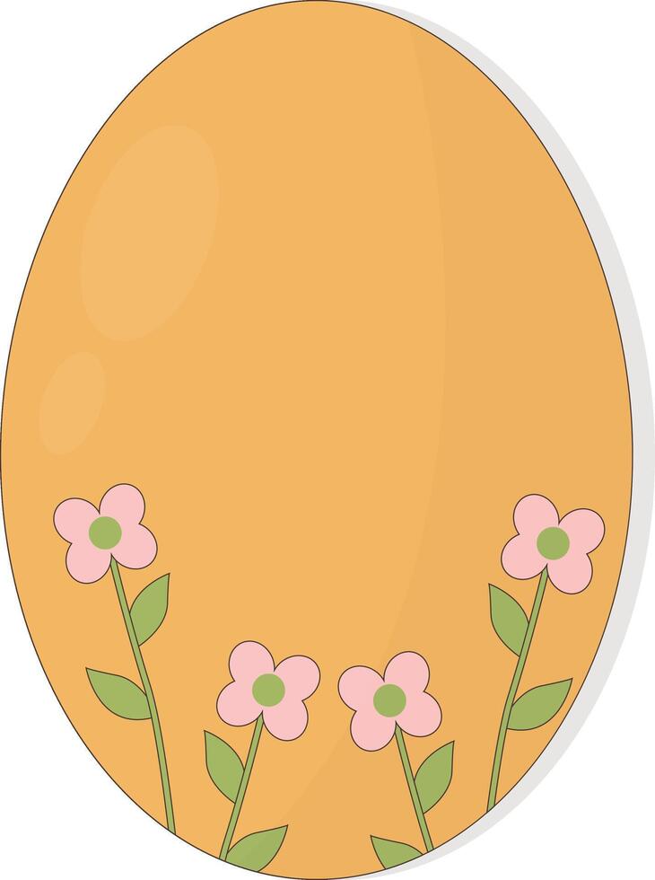 Eggs Icon for Easter Day Celebrate vector