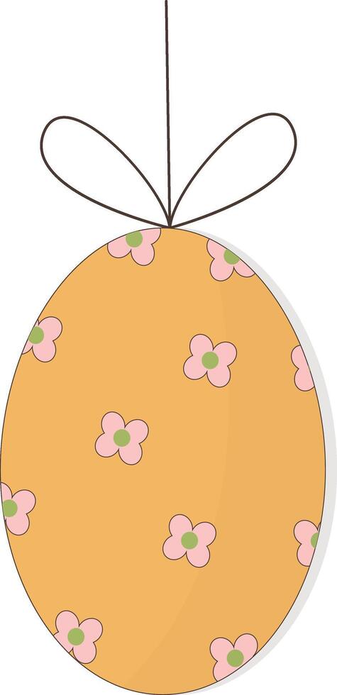 Eggs Icon for Easter Day Celebrate vector