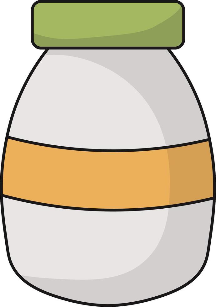 Plastic Bottle Element for Zero Waste vector