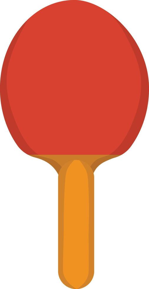 Table tennis racket illustration vector