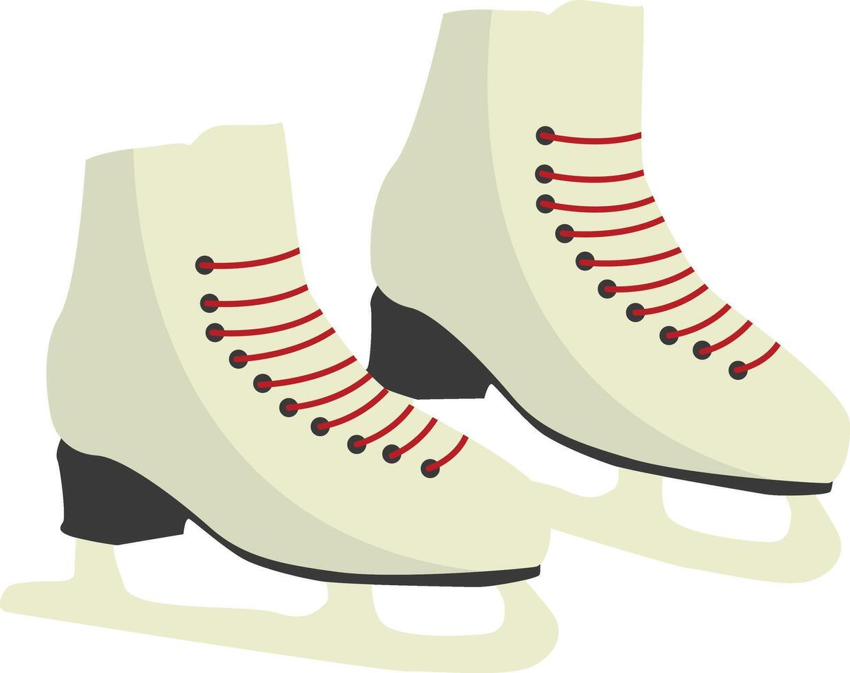 Ice skates clipart vector