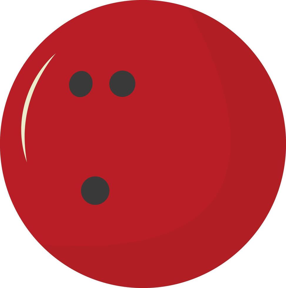Bowling Ball Icon Design vector