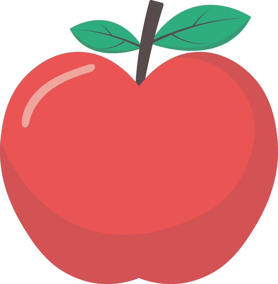 Red Apple Illustration. Nowruz Day Celebration vector