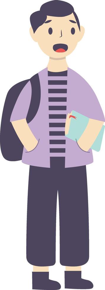 Student Boy Illustration vector