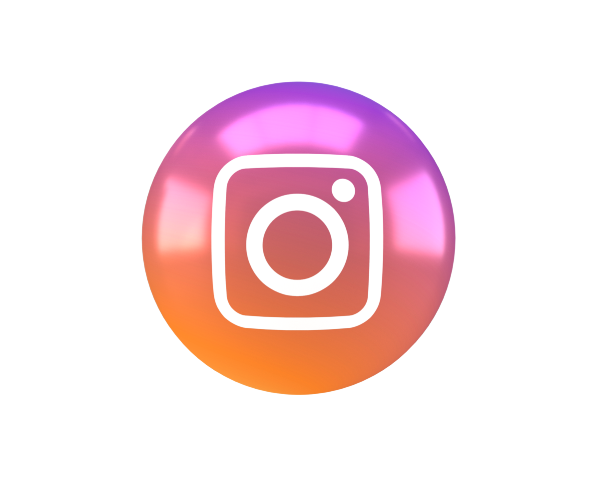 Instagram logo app icon, social web button sign png