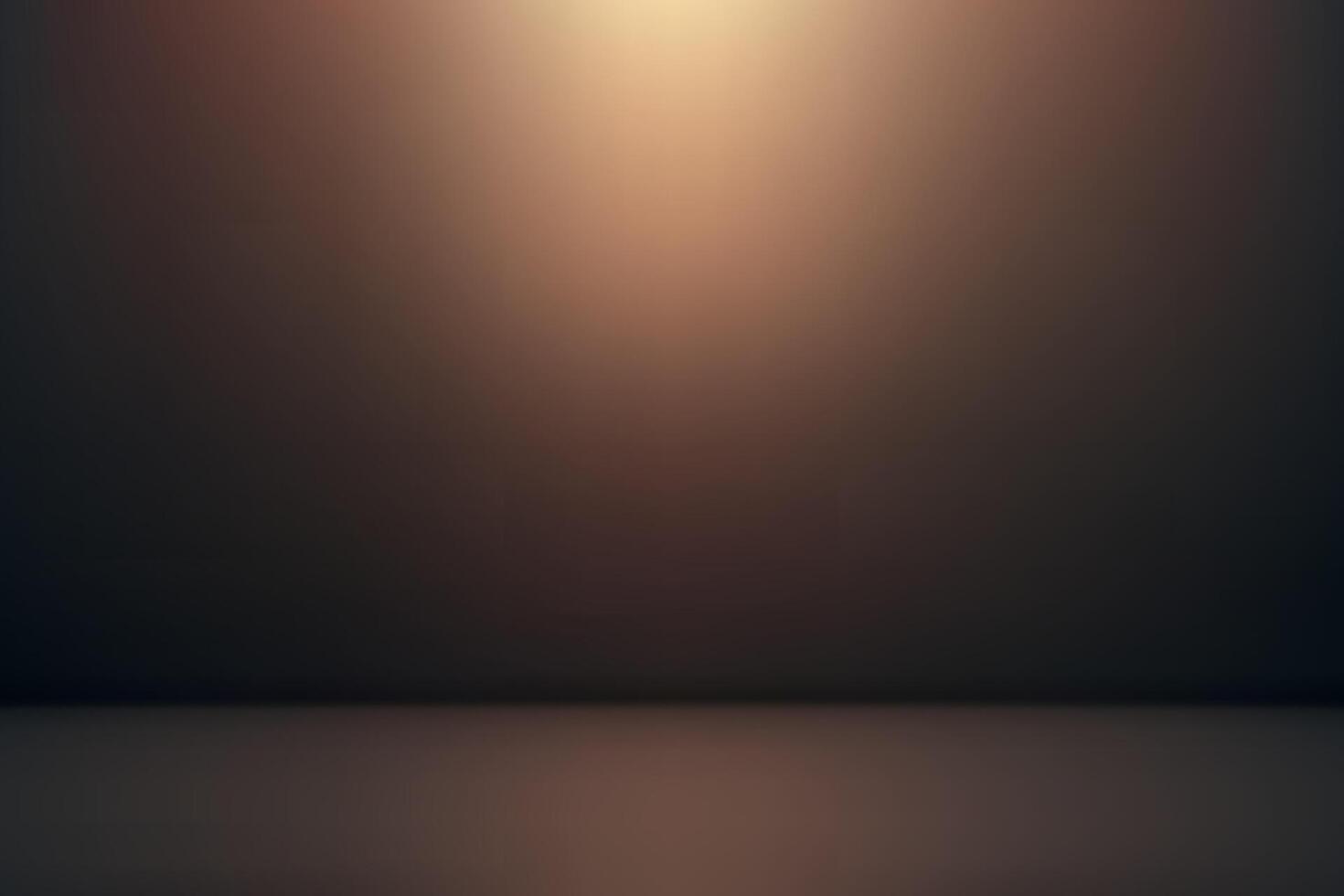 Dark gold Gradient Studio Room Background with Subtle Lighting vector