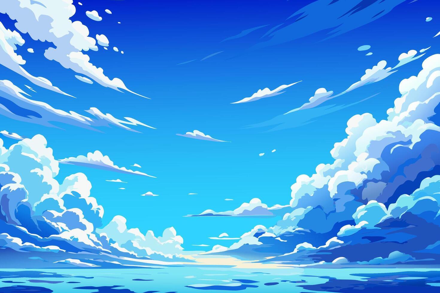 Clouds, anime, anime background, anime background, anime background, anime background, anime background vector