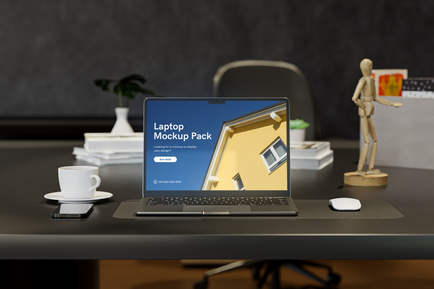 Laptop Device Mockup psd