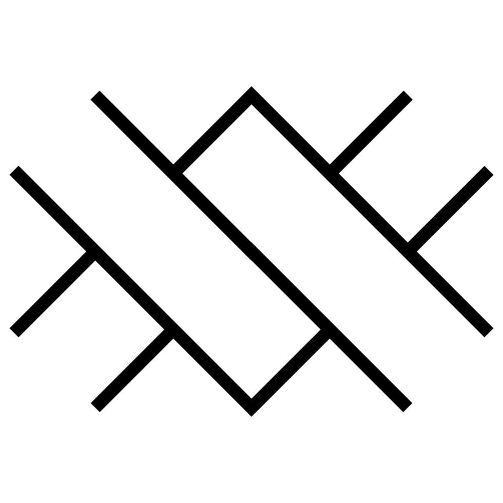 Intersecting lines angles, geometric pattern symbolizing unity of brotherhood vector