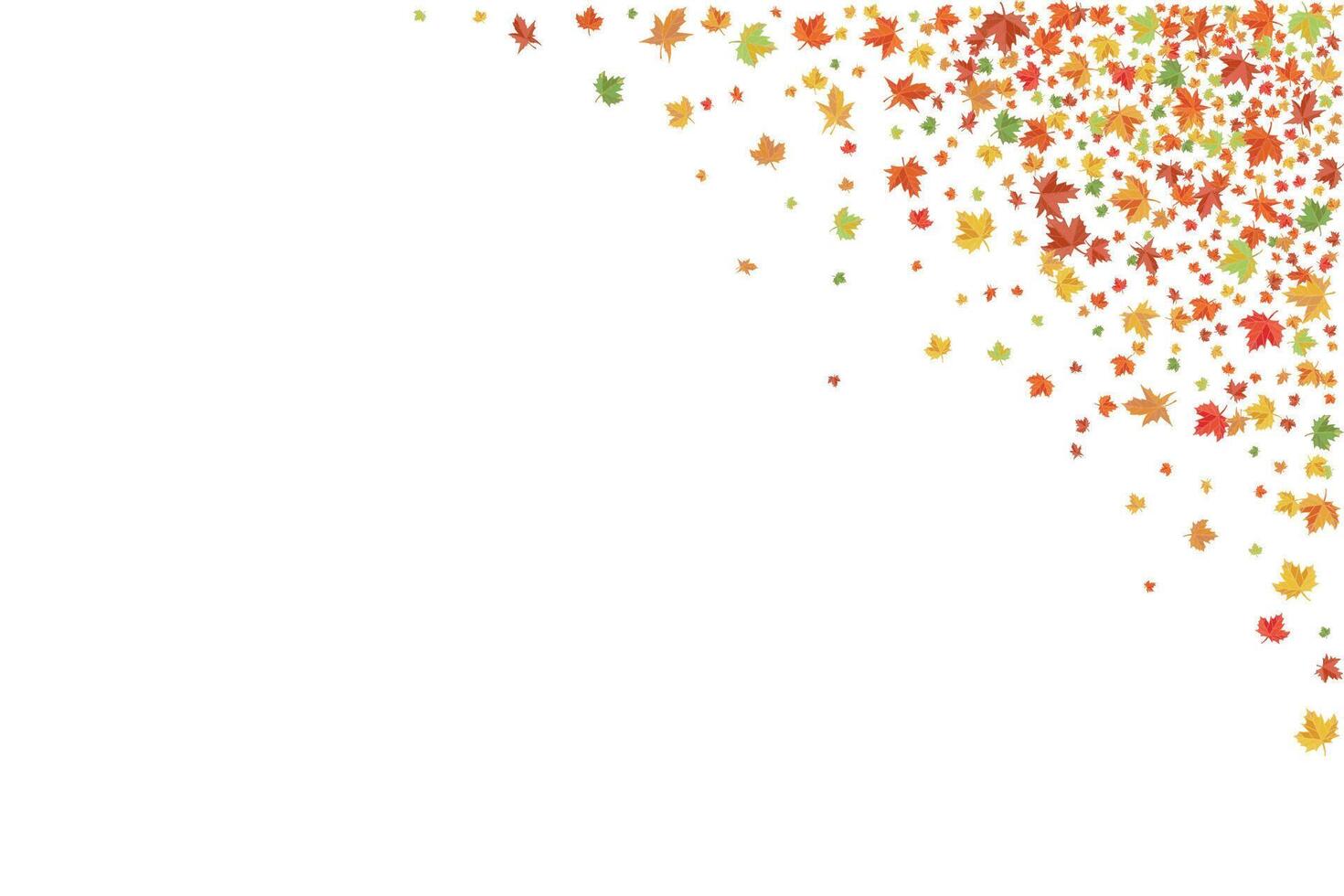 Maple Leaves banner. Autumn frame. vector