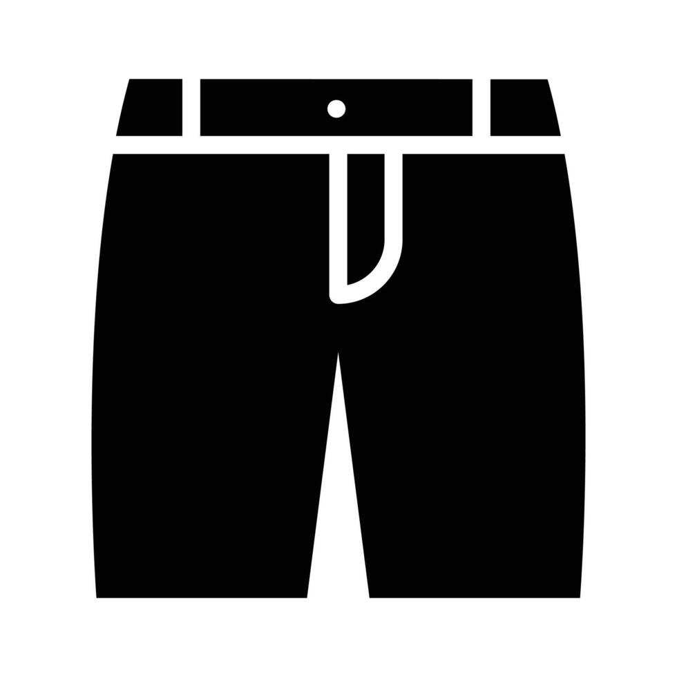 Casual knee length shorts with pockets for warm weather vector