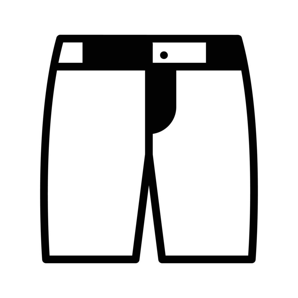 Casual knee length shorts with pockets for warm weather vector