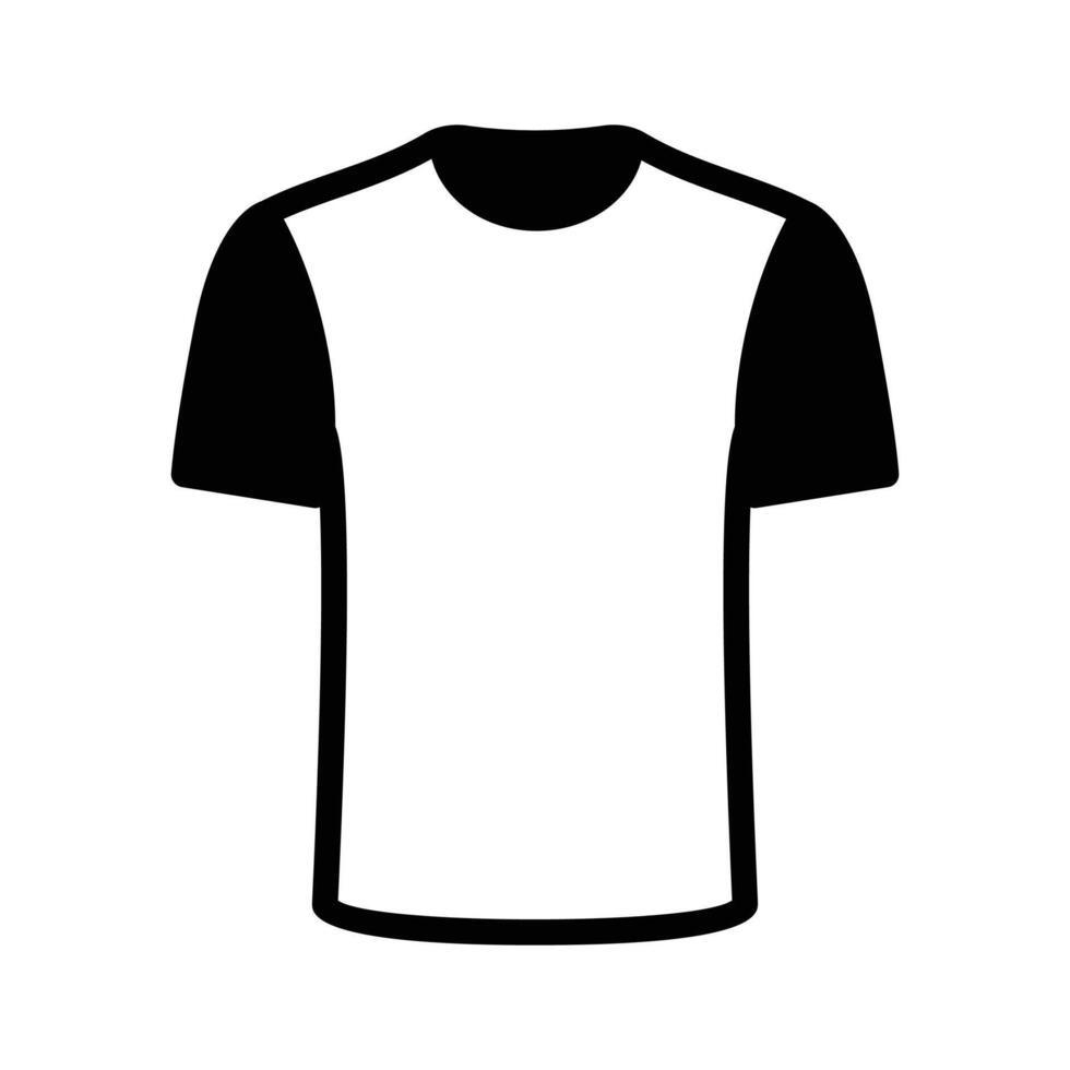 Basic t shirt icon for casual wear representation vector