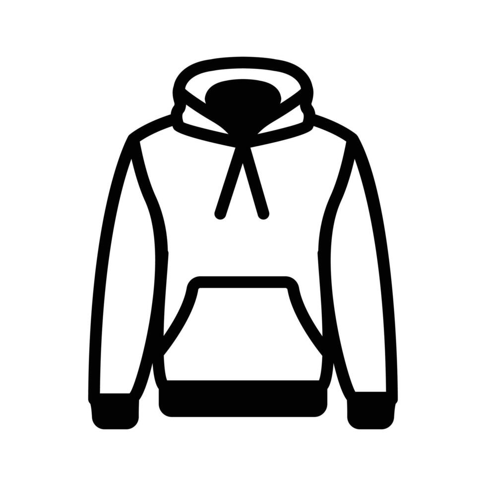 Casual pullover hoodie ideal for layering and comfort vector