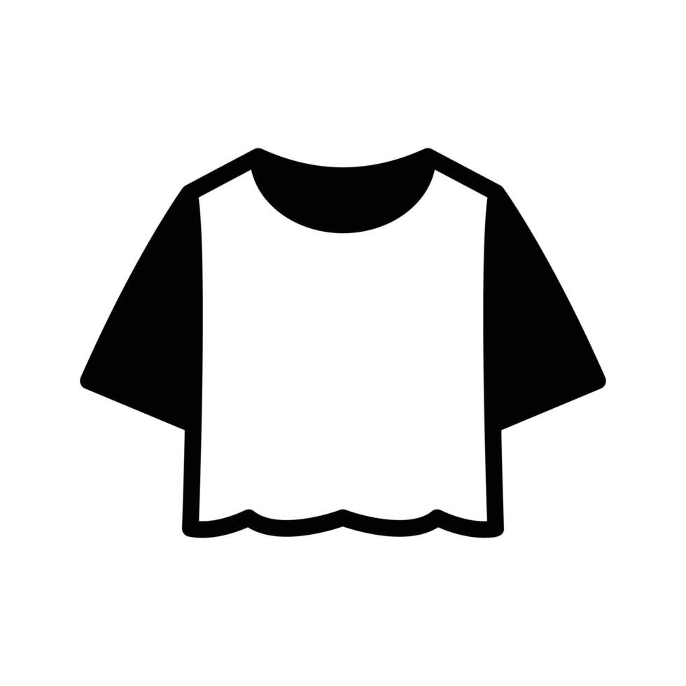 Basic t shirt icon for casual wear representation vector
