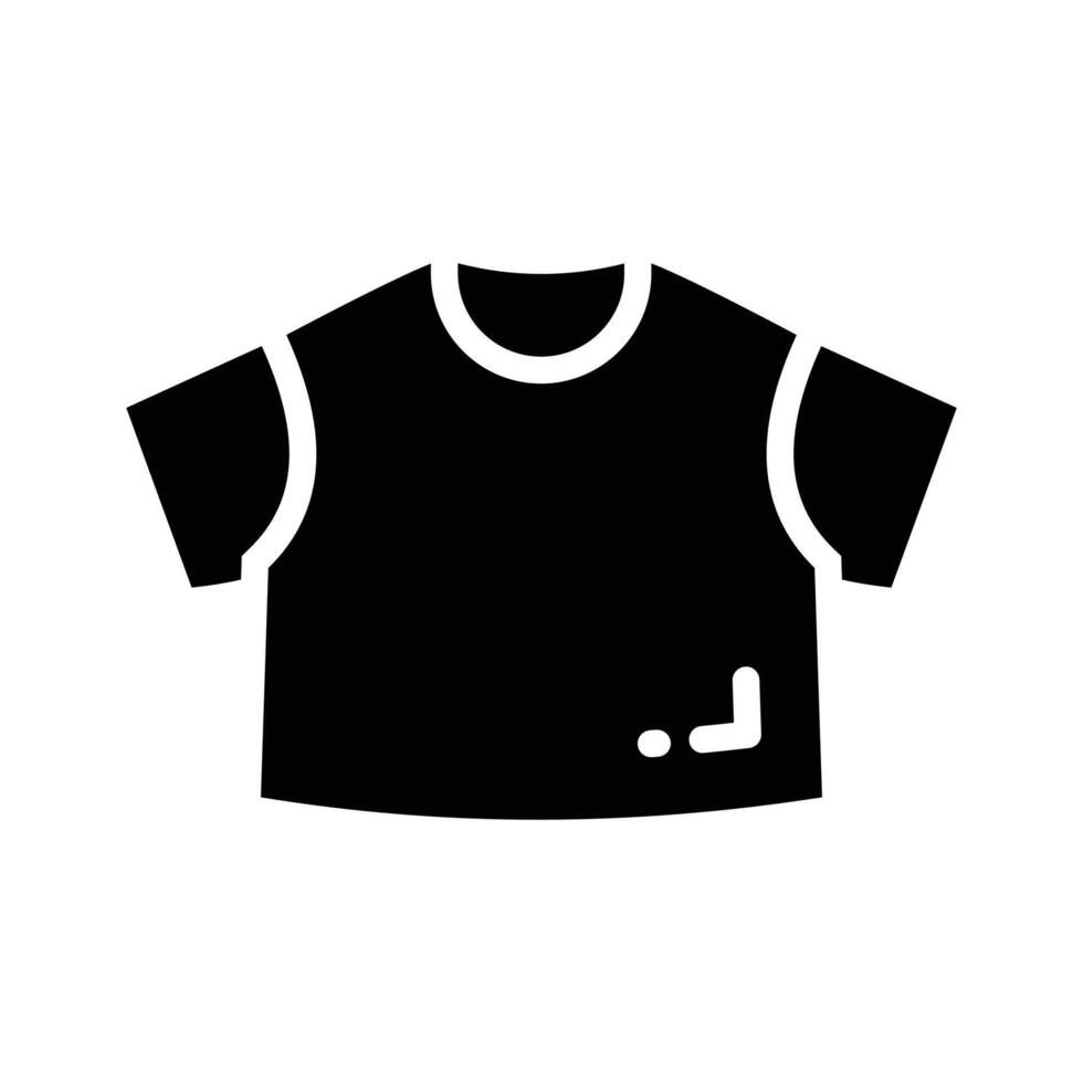 Basic t shirt icon for casual wear representation vector