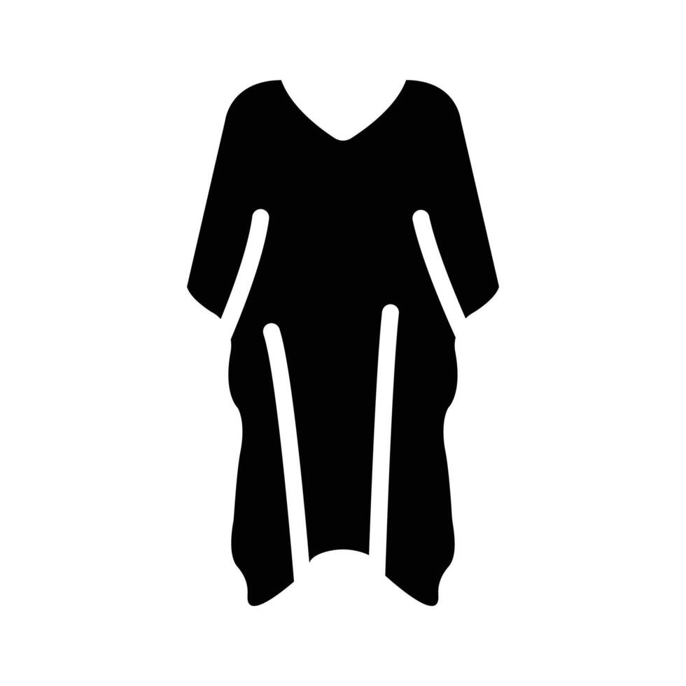 Icon of a dress suitable for everyday wear vector