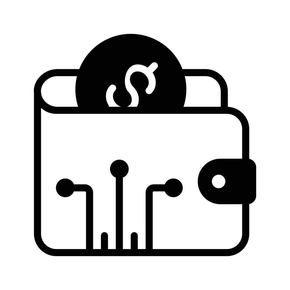 Check this amazing icon of digital wallet in modern style vector
