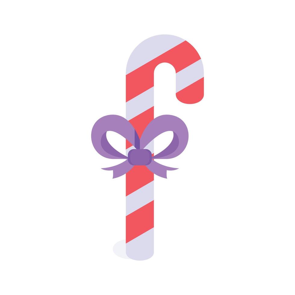 Get this amazing icon of candy cane in modern style vector
