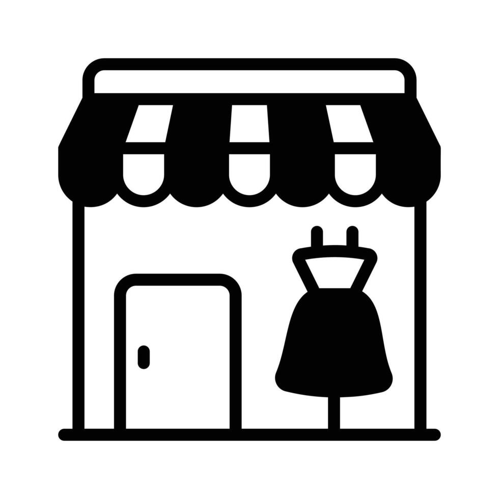 Icon for a clothing or garments store, ready to use vector
