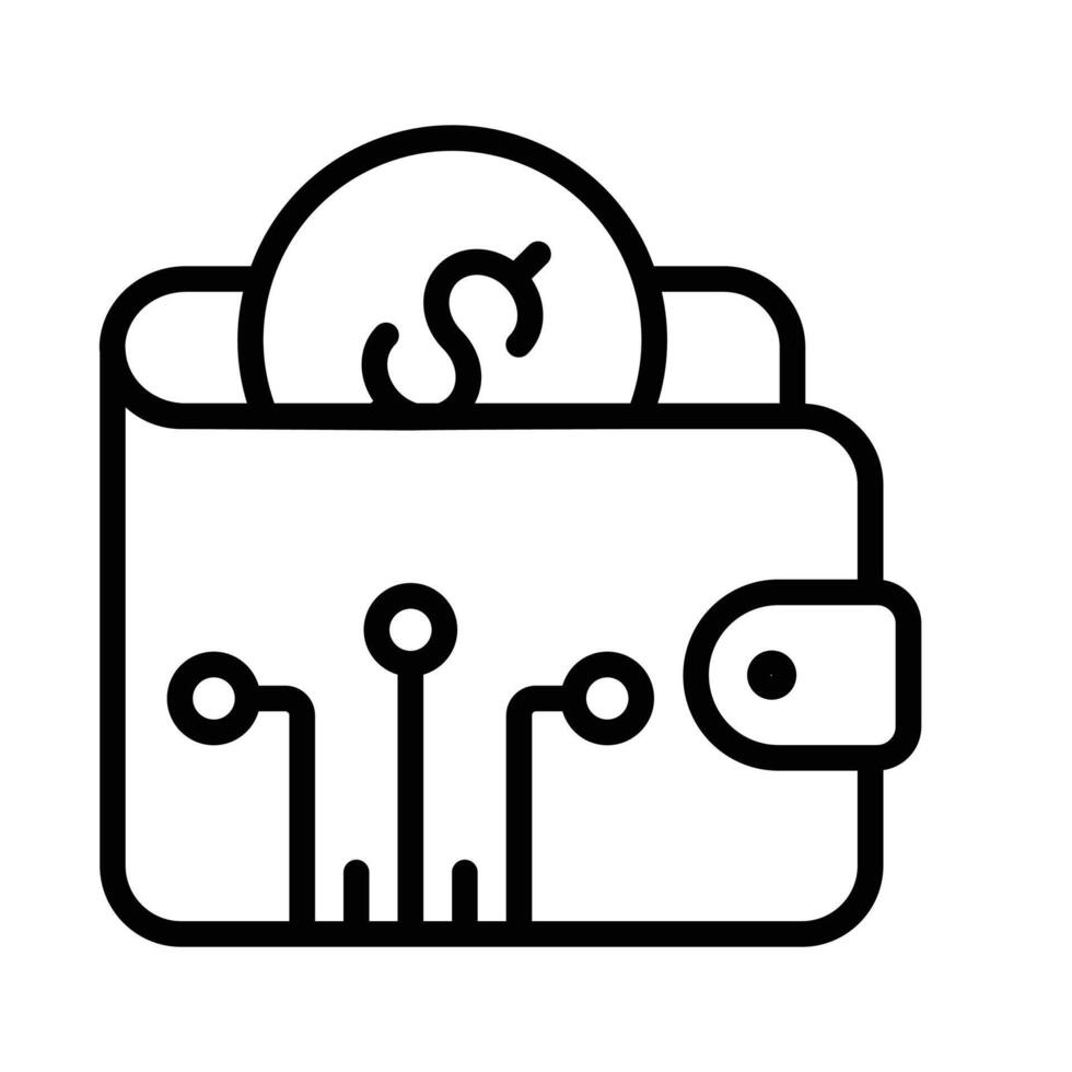 Check this amazing icon of digital wallet in modern style vector