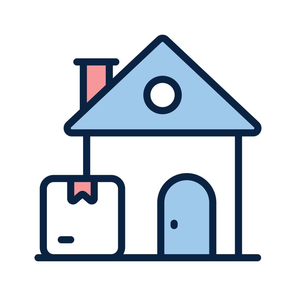 Ready to use icon of home delivery in modern style vector