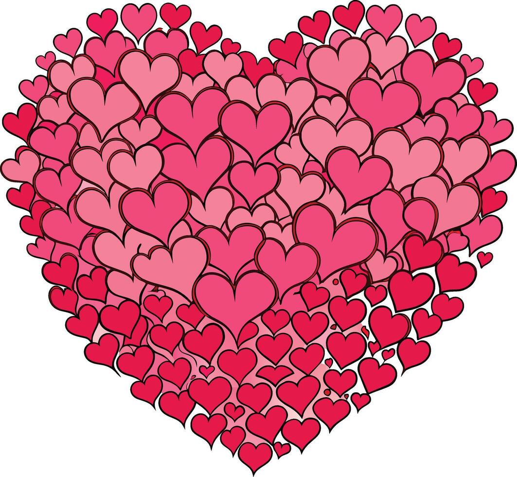 heart valentines day vector