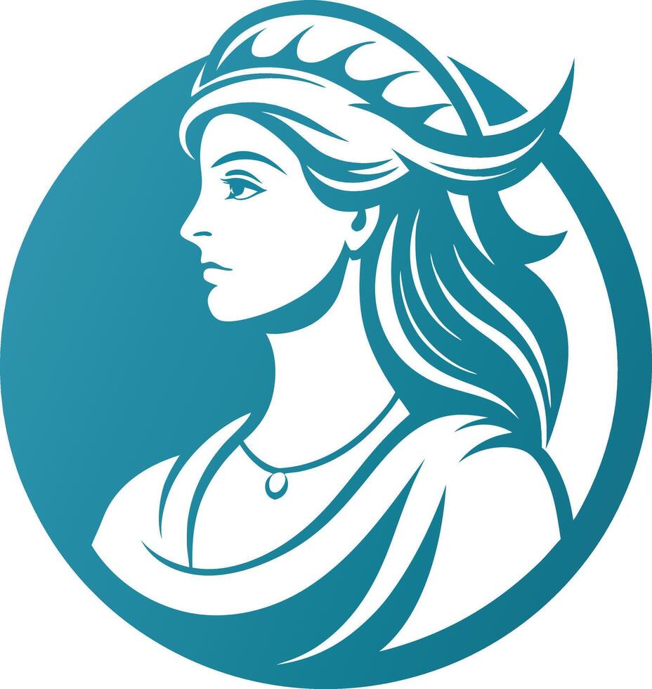 The greek goddess of the sea, venus vector